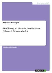 Cover von Einführung zu Binomischen Formeln (Klasse 8, Gesamtschule)
