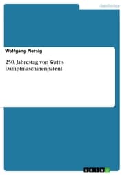 Cover von 250. Jahrestag von Watt's Dampfmaschinenpatent