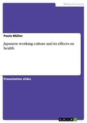 Cover von Japanese working culture and its effects on health