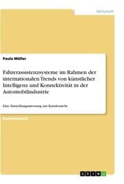 Cover von Fahrerassistenzsysteme im Rahmen der internationalen Trends von künstlicher Intelligenz und Konnektivität in der Automobilindustrie