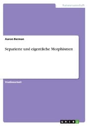 Cover von Separierte und eigentliche Morphismen