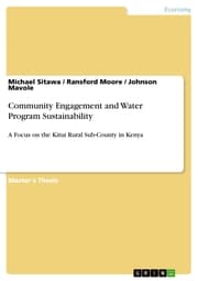 Cover von Community Engagement and Water Program Sustainability