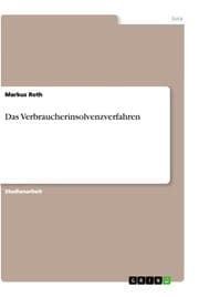 Cover von Das Verbraucherinsolvenzverfahren