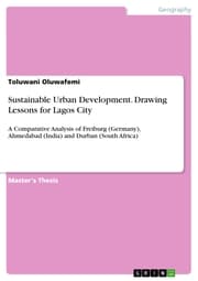 Cover von Sustainable Urban Development. Drawing Lessons for Lagos City