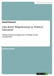 Cover von John Rawls' Bürgerkonzept in 'Political Liberalism'