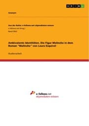 Cover von Ambivalente Identitäten. Die Figur Malinche in dem Roman 'Malinche' von Laura Esquivel