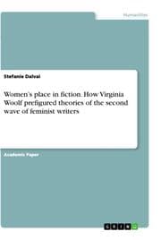 Cover von Womens place in fiction. How Virginia Woolf prefigured theories of the second wave of feminist writers