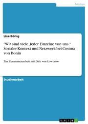 Cover von 'Wir sind viele. Jeder Einzelne von uns.' Sozialer Kontext und Netzwerk bei Cosima von Bonin