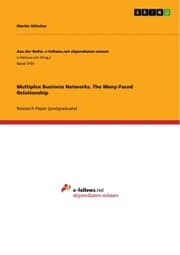 Cover von Multiplex Business Networks. The Many-Faced Relationship