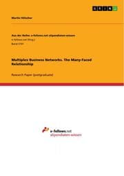 Cover von Multiplex Business Networks. The Many-Faced Relationship