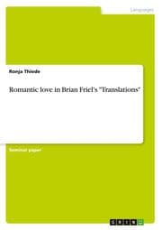 Cover von Romantic love in Brian Friel's 'Translations'