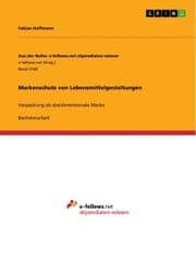 Cover von Markenschutz von Lebensmittelgestaltungen