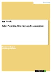 Cover von Sales Planning. Strategies and Management