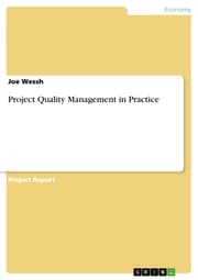 Cover von Project Quality Management in Practice