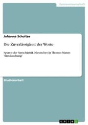 Cover von Die Zuverlässigkeit der Worte