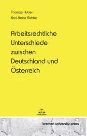 Cover von Arbeitsrechtliche Unterschiede zwischen Deutschland und Österreich