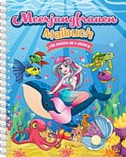 Cover von Meerjungfrauen-Malbuch für Kinder ab 4 Jahren
