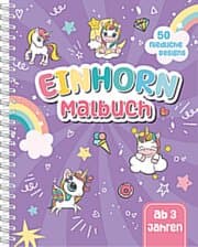 Cover von Einhorn-Malbuch für Kinder ab 3 Jahren