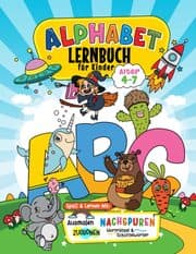 Cover von Alphabet-Lernbuch für Kinder von 4-7 Jahren