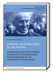 Cover von Existieren als Leidenschaft für das Paradox
