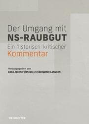 Cover von Der Umgang mit NS-Raubgut