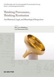 Cover von Thinking Provenance, Thinking Restitution