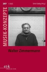 Cover von MUSIK-KONZEPTE 207: Walter Zimmermann