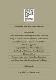 Cover von Bargfelder Bote 515-516. Lieferung