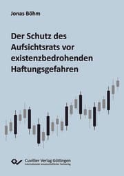 Cover von Der Schutz des Aufsichtsrats vor existenzbedrohenden Haftungsgefahren