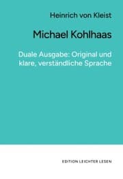 Cover von Michael Kohlhaas. In klarer, moderner Sprache.
