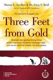 Cover von Die deutsche Ausgabe von 'Three Feet From Gold'