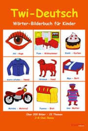 Cover von Twi-Deutsch Wörter-Bilderbuch für Kinder