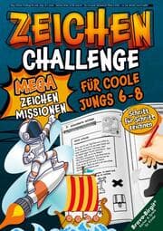 Cover von Mega-Zeichen-Challenge für coole Jungs ab 6 Jahren