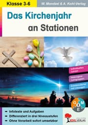 Cover von Das Kirchenjahr an Stationen