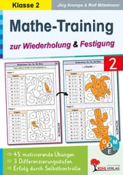 Cover von Mathe-Training zur Wiederholung und Festigung / Klasse 2