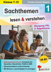 Cover von Sachthemen lesen und verstehen / Band 1: Übergang VKL zur Regelklasse