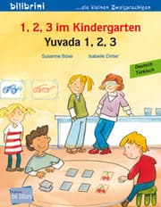 Cover von 1,2,3 im Kindergarten (Deutsch-Türkisch)