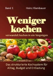 Cover von Weniger kochen