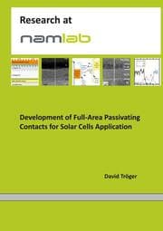 Cover von Development of Full-Area Passivating Contacts for Solar Cells Application