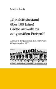 Cover von Geschäftsbestand über 100 Jahre! Grosse Auswahl zu zeitgemäßen Preisen!