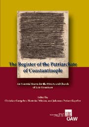 Cover von The Register of the Patriarchate of Constantinople