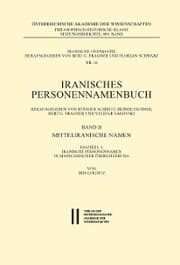 Cover von Iranisches Personennamenbuch / Iranische Personennamen in Manichäischer Überlieferung