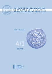 Cover von Sylloge Nummorum Sasanidarum. Paris - Berlin - Wien