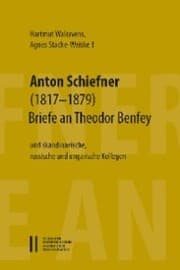 Cover von Anton Schiefner (1817-1879). Briefe an Theodor Benfey (1809-1881)