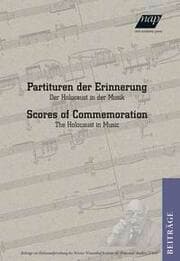 Cover von Partituren der Erinnerung / Scores of Commemoration
