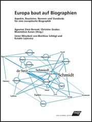 Cover von Europa baut auf Biographien