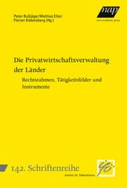 Cover von Die Privatwirtschaftsverwaltung der Länder