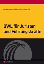 Cover von BWL für Juristen und Führungskräfte