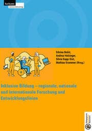 Cover von Inklusive Bildung - regionale, nationale und internationale Forschung und Entwicklungslinien