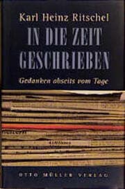 Cover von In die Zeit geschrieben